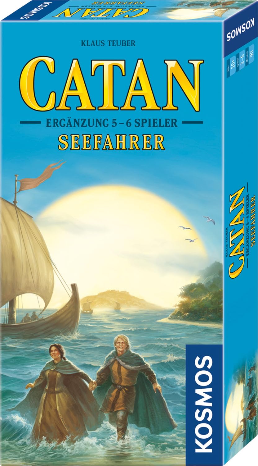 KOSMOS 682729 CATAN - Seefahrer Ergänzung für 5-6 Personen, Ergänzung zur CATAN Erweiterung "Seefahr