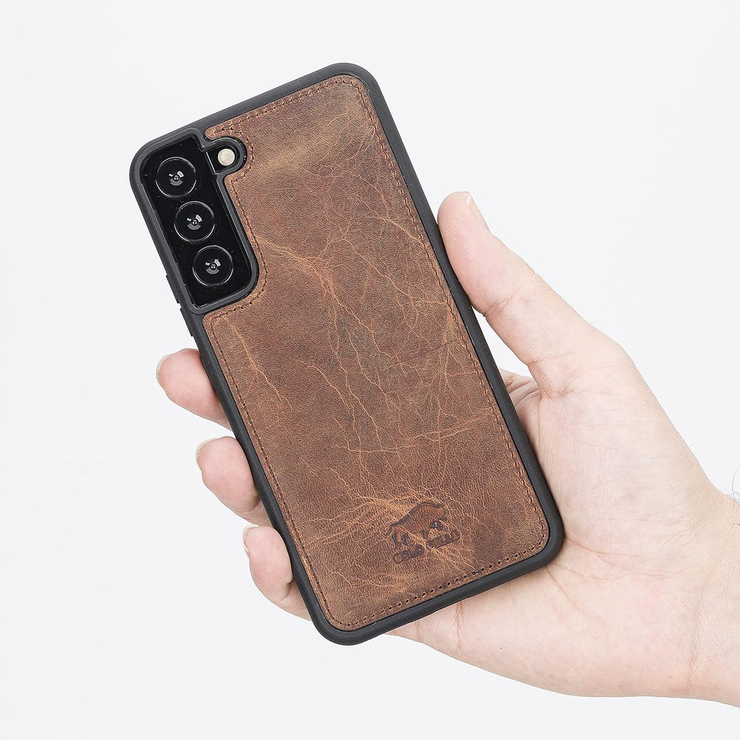 Solo Pelle Lederhülle für das Samsung Galaxy S22+ / S22 Plus Hülle aus echtem Leder, Model: Stanford