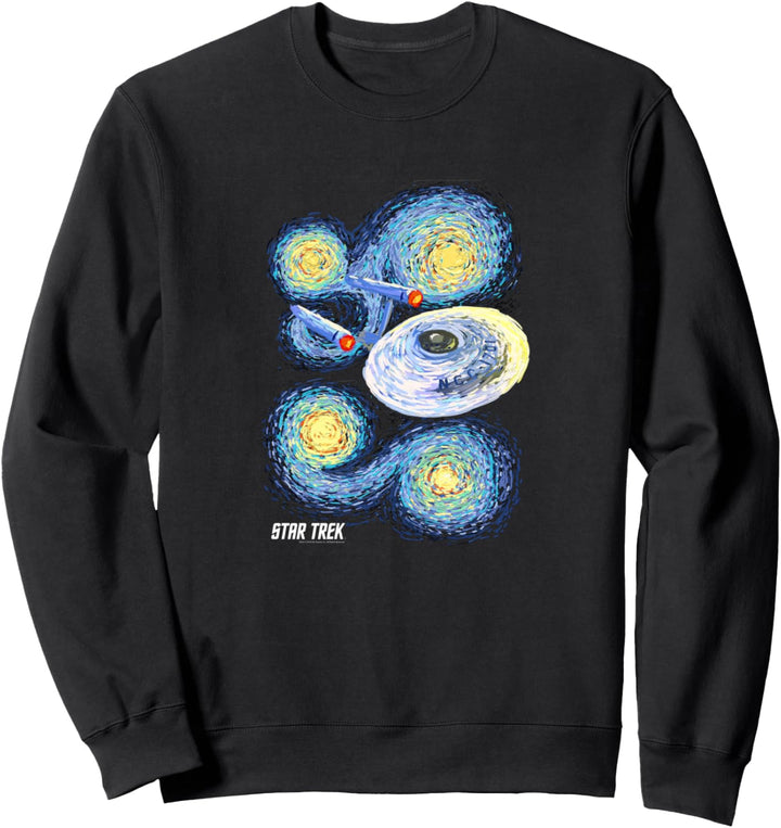 Star Trek Original Series Starry Night Paint Sweatshirt