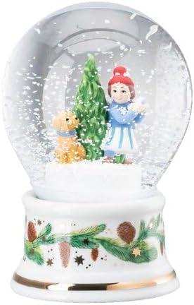 Hutschenreuther Weihnachten Sammelkollektion 2025 Schneekugel Weihnachtsspiele Höhe 12 cm; Jahresart