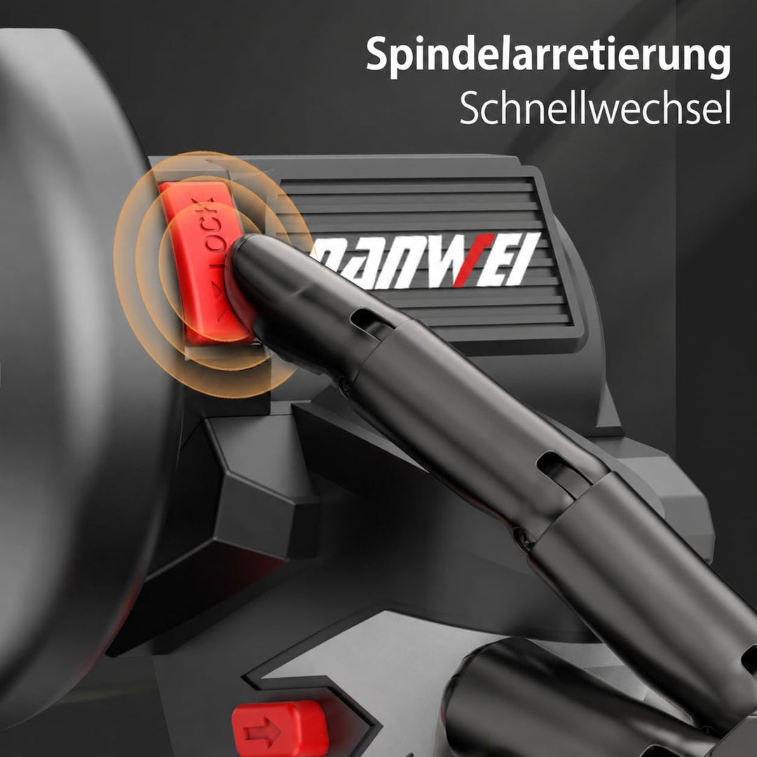 NANWEI 3-Zoll-Akku-Winkelschleifer für Makita 18-V-Akku, 76 mm kompakter und leichter Schleifer, 0–1