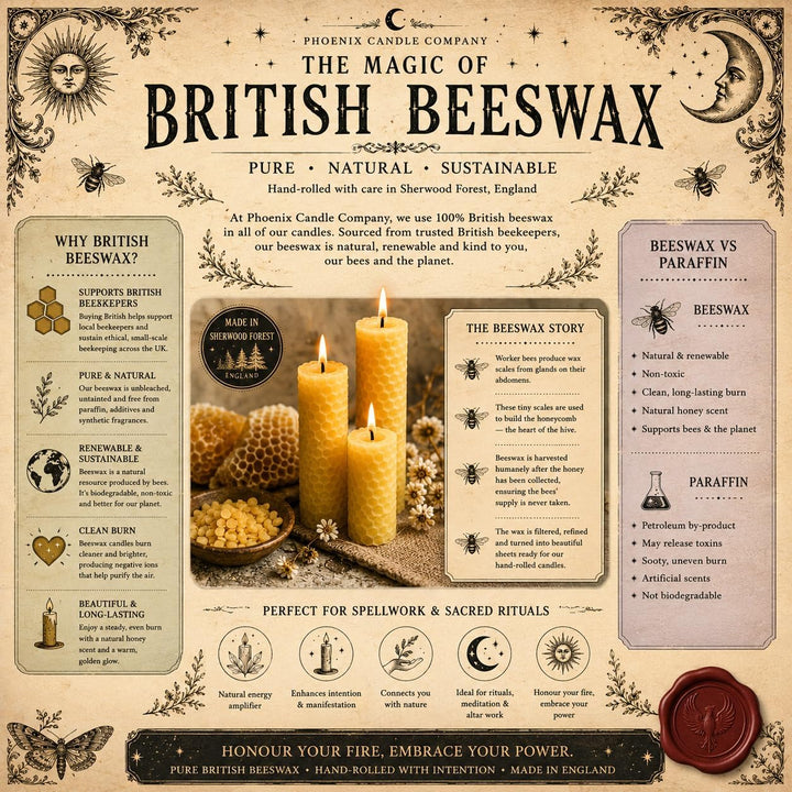 40 Mini-Bienenwachs-Zauberkerzen-Set