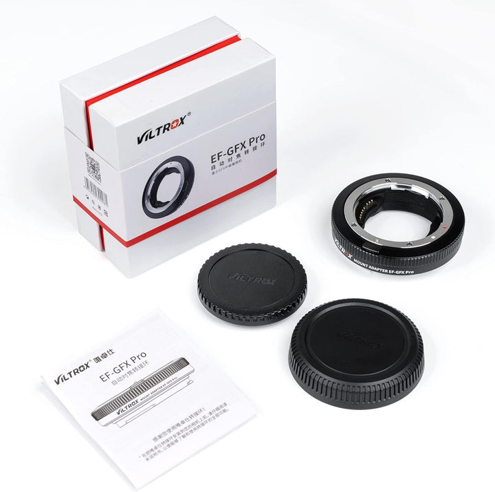 VILTROX EF-GFX Pro Objektiv Adapter Autofokus Objektivadapter mit Manuellem Blendenring Objektiv Kon