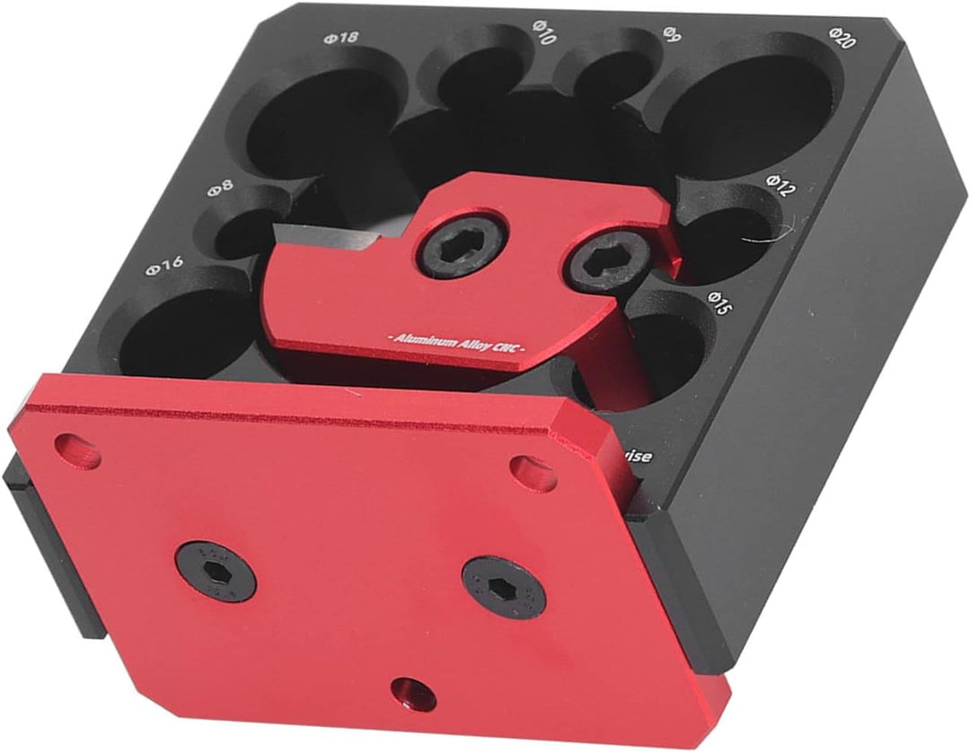 Dübelmacher-Vorrichtungssatz, Verstellbares Rundstab-Hilfswerkzeug, 8-Loch-Elektrobohrer, Fräsen, Al