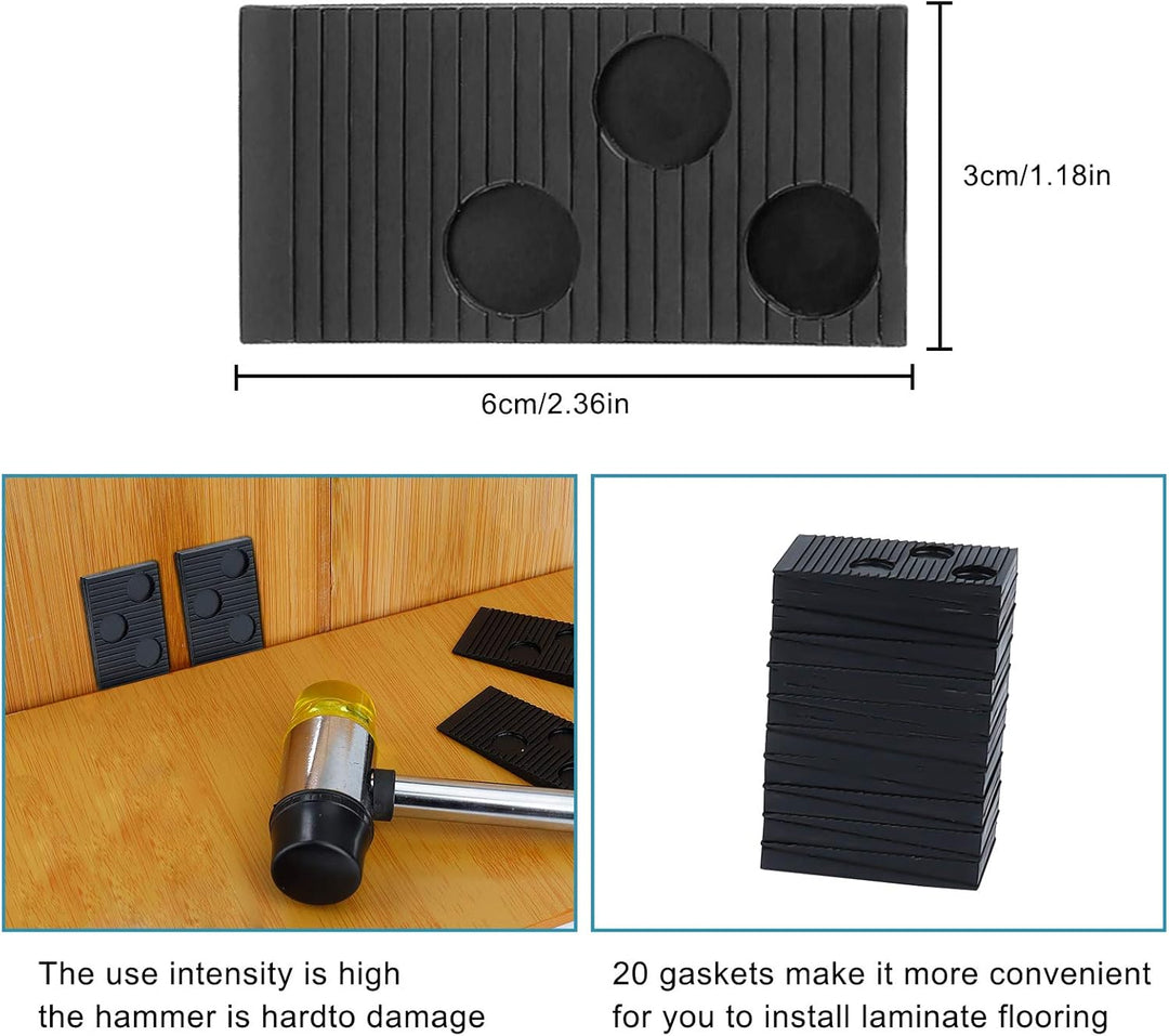 Laminat Holzfussboden Installations Set Verlegeset für Laminatfussböden mit Schlagklotz Zugstange Do