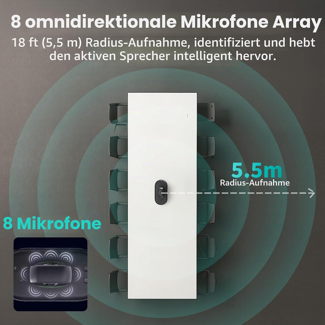 KanDao Meeting Ultra Standard - 4K-Videokonferenzkamera für PC/Mac, integriertes Android, AI-Mikrofo