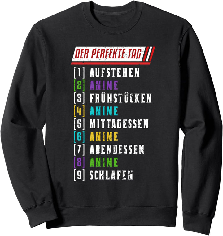 Japan Manga Japanischer Otaku Tag Kawaii Lustiges Anime Sweatshirt
