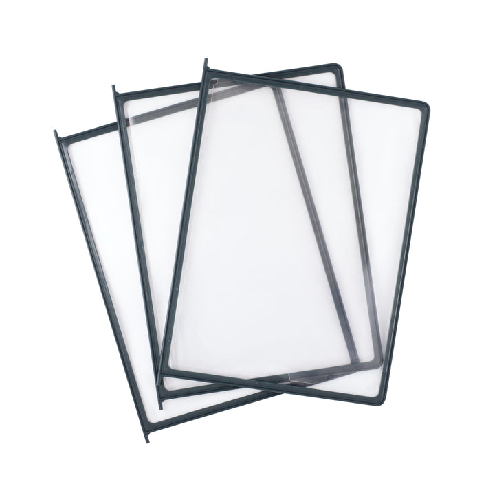 Leviatan Sichttafel Panel A4, PP 10er Packung, Grün Panel Grün, Panel Grün