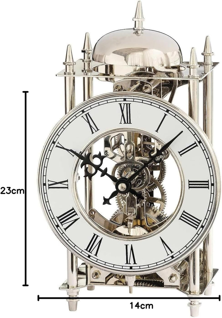 Moderne Uhr mit mechanischem Aufzugswerk, 14 Tage Laufzeit von AMS AM T1184