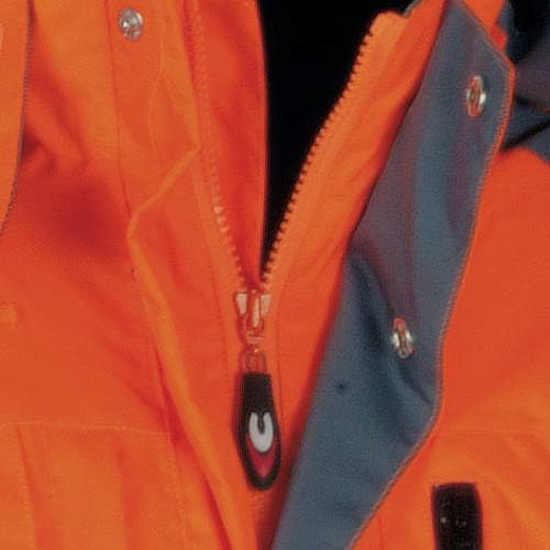 Cofra V017-0-01.Z48 Polsterjacke "Rescue", Grösse 48, orange 48 Orange Flu / Antrac, 48 Orange Flu /