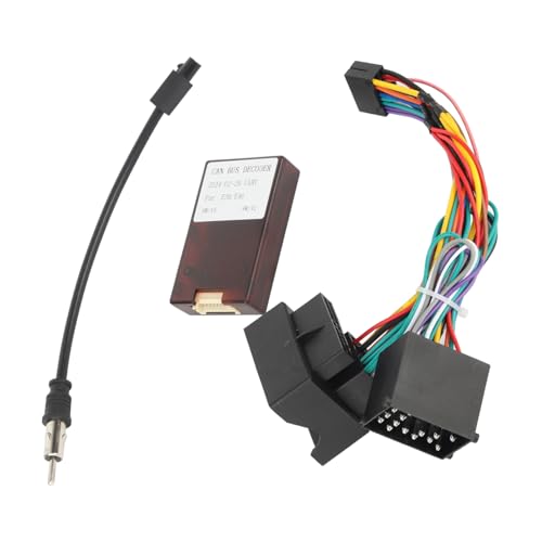 Yctze Radio Kabelbaum, Auto Stromkabel Audio Kabelbaum Adapter mit Canbus Box, Passend für F30/F10/X