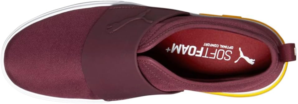PUMA Herren EL Rey 2 Sneaker 36 EU Burgunderrot Weiss Mais, 36 EU Burgunderrot Weiss Mais