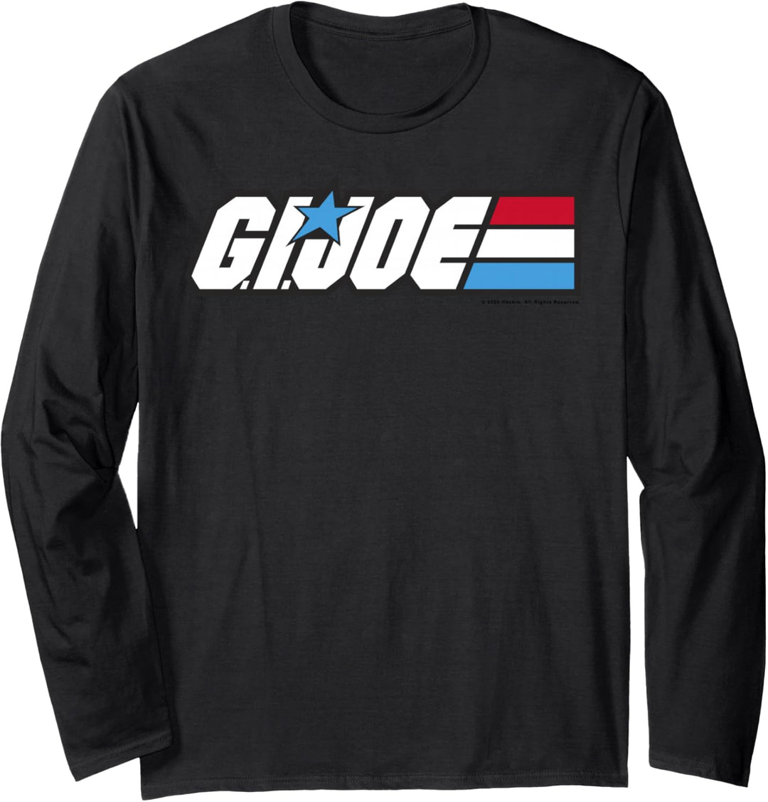 G.I. Joe American Hero Red White & Blue Simple Logo Langarmshirt