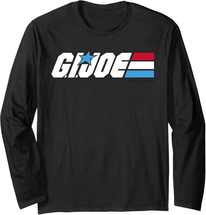 G.I. Joe American Hero Red White & Blue Simple Logo Langarmshirt