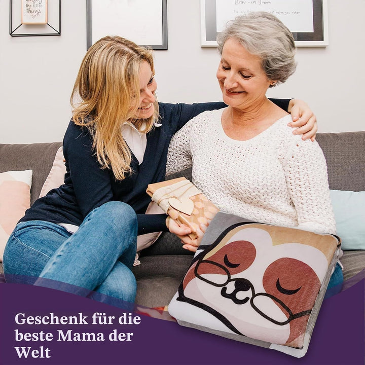 Geschenke für Oma - Kuscheldecke Beste Oma Geschenk, Geburtstagsgeschenk Geburtstag Muttertagsgesche