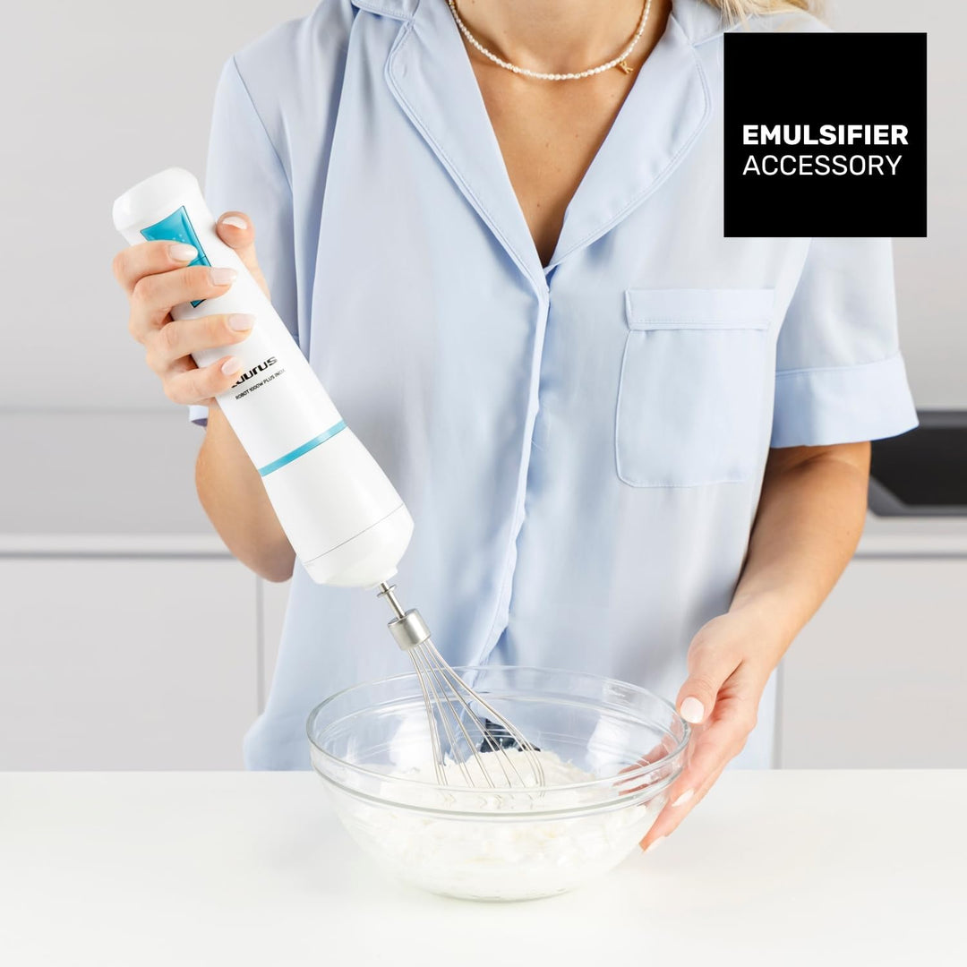 Taurus – Handmixer Robot 1000 Plus Edelstahl| 2 Geschwindigkeitsstufen + Turbo| Edelstahlklingen| Sp