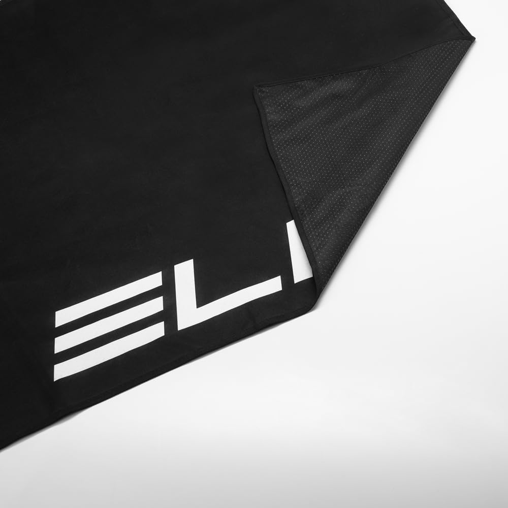 ELITE Folding Mat/Pad for Home Bike Trainers 90x180 cm Schwarz