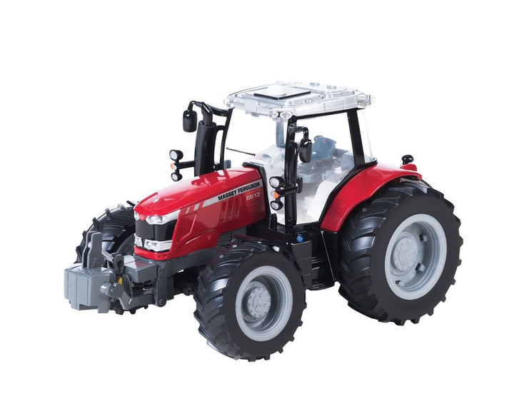 Britains Tomy Massey Ferguson 6613 - Kinder Traktor mit höhenverstellbarer Heckhydraulik - hochwerti