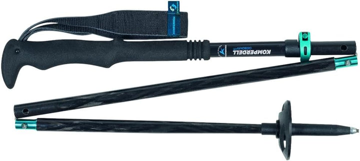 Komperdell FX Lite Carbon Vario Approach Wanderstock Packmass 40 cm Länge 115?135 cm einstellbar Car