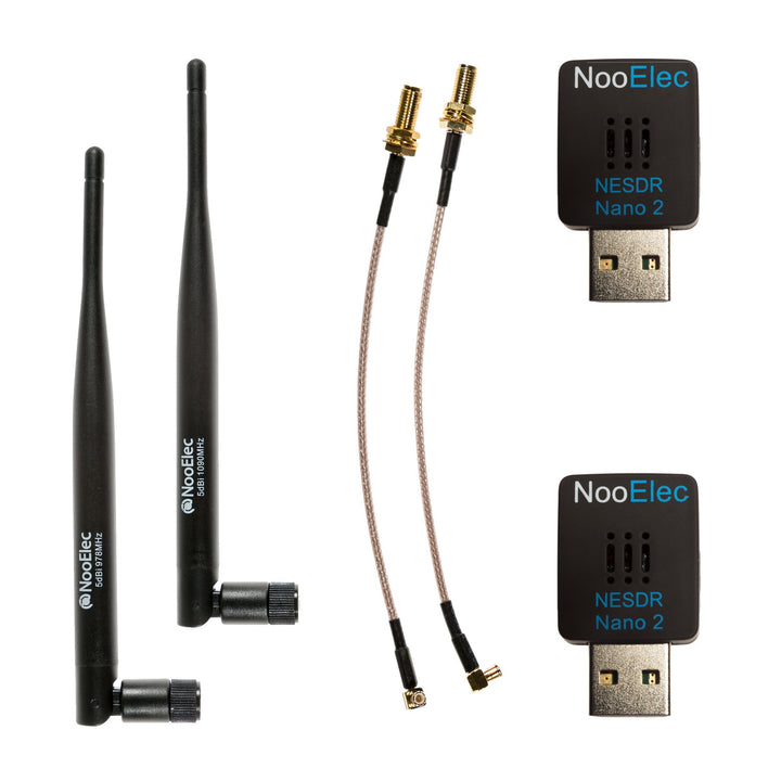 NooElec Stratux 1090ES &amp; UAT - Radios und Hochleistungsantennen Dualband NESDR Nano 2 ADS-B (978 MHz