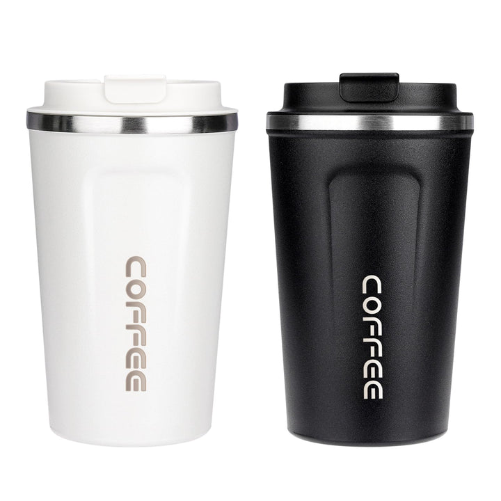 ERBO Kaffeebecher to go, Thermobecher Edelsthal, Auslaufsicher Kaffeetasse Kaffeebecher mit Deckel,
