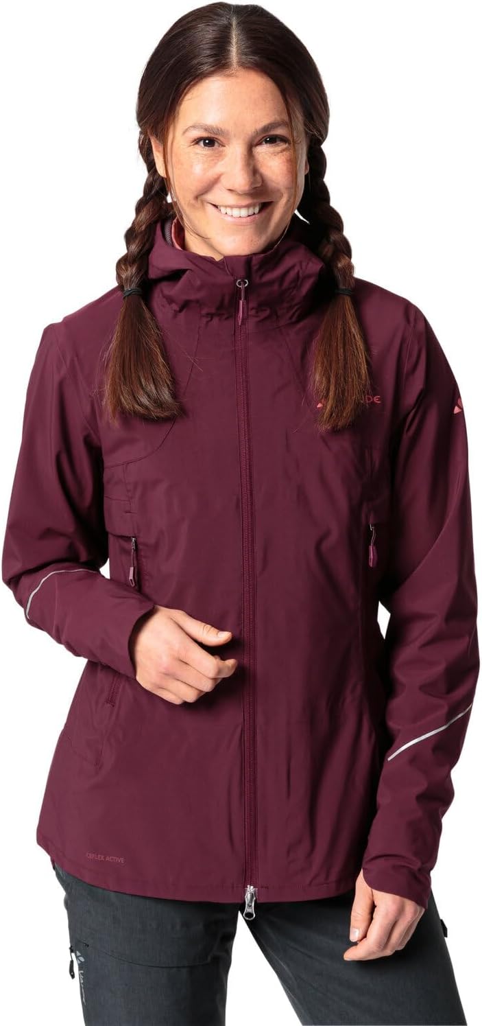 VAUDE Damen Women's Yaras 3in1 Jacket Doppeljacke 46 cassis/brick, 46 cassis/brick