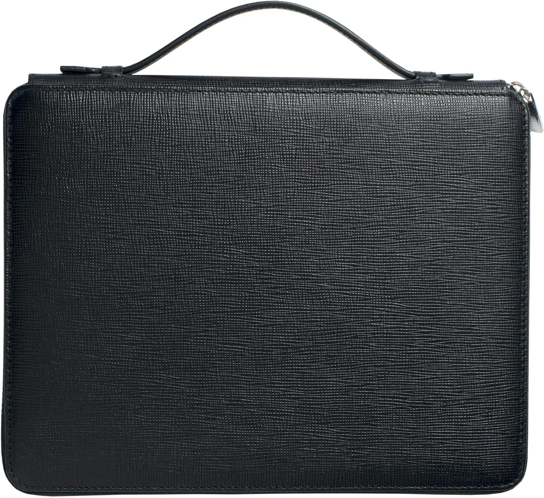 Conference zipped folder A5 Tradition Black A5 Reissverschluss Schwarz, A5 Reissverschluss Schwarz