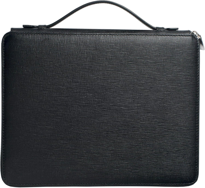 Conference zipped folder A5 Tradition Black A5 Reissverschluss Schwarz, A5 Reissverschluss Schwarz