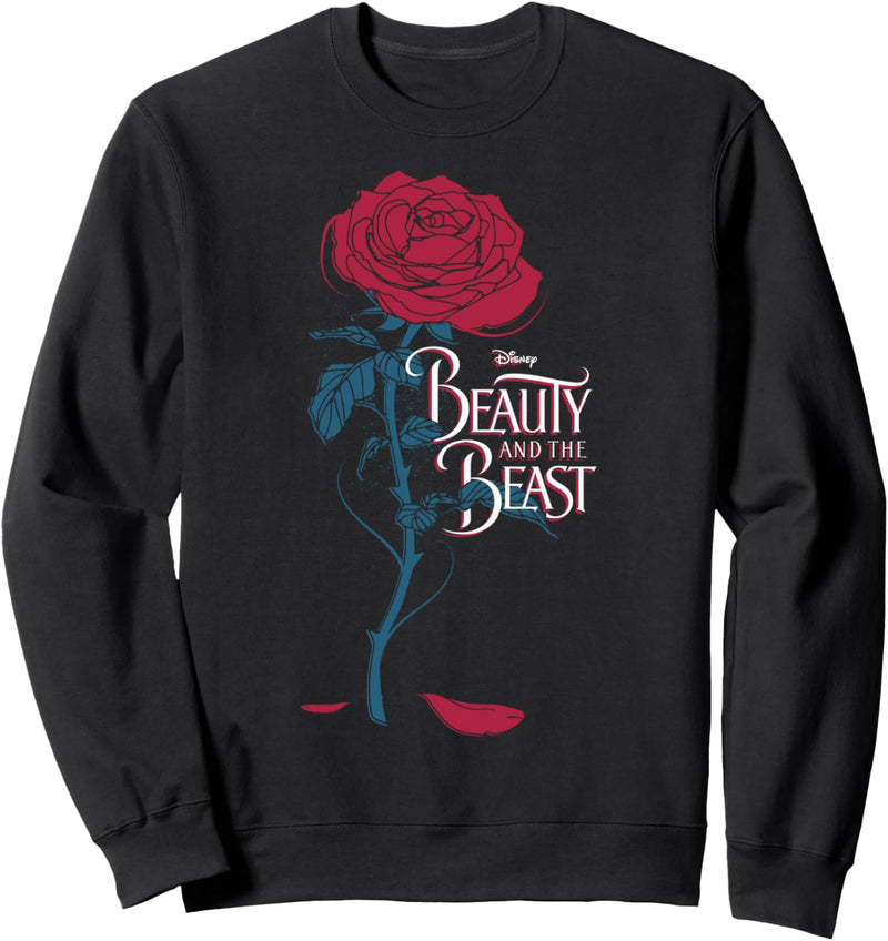 Disney Beauty And The Beast Rose Logo Sweatshirt