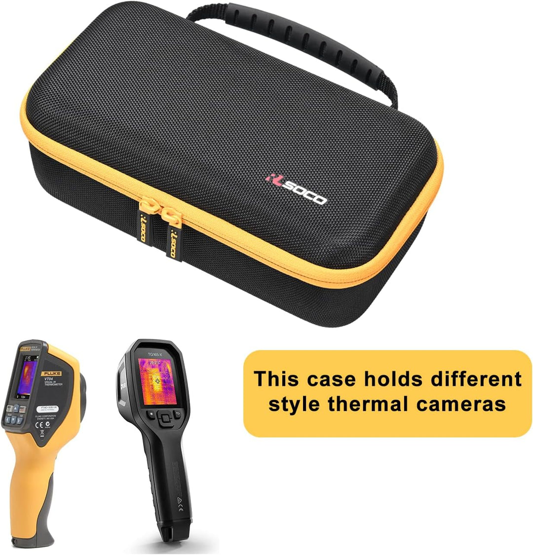 RLSOCO Tasche für FLIR TG165-X / TG267 / TG275 Wärmebildkamera & für Fluke VT04A mit DIY-Schaum (nur