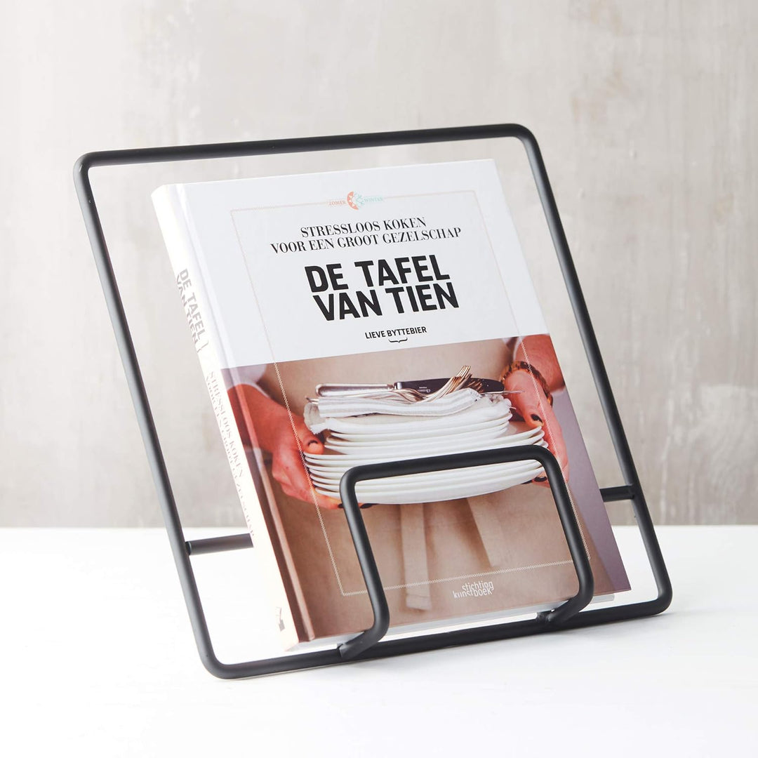 Point-Virgule Tablet ständer, Kochbuchhalter aus Metall, Handy ständer im Küche fur ipad, Tablet ode