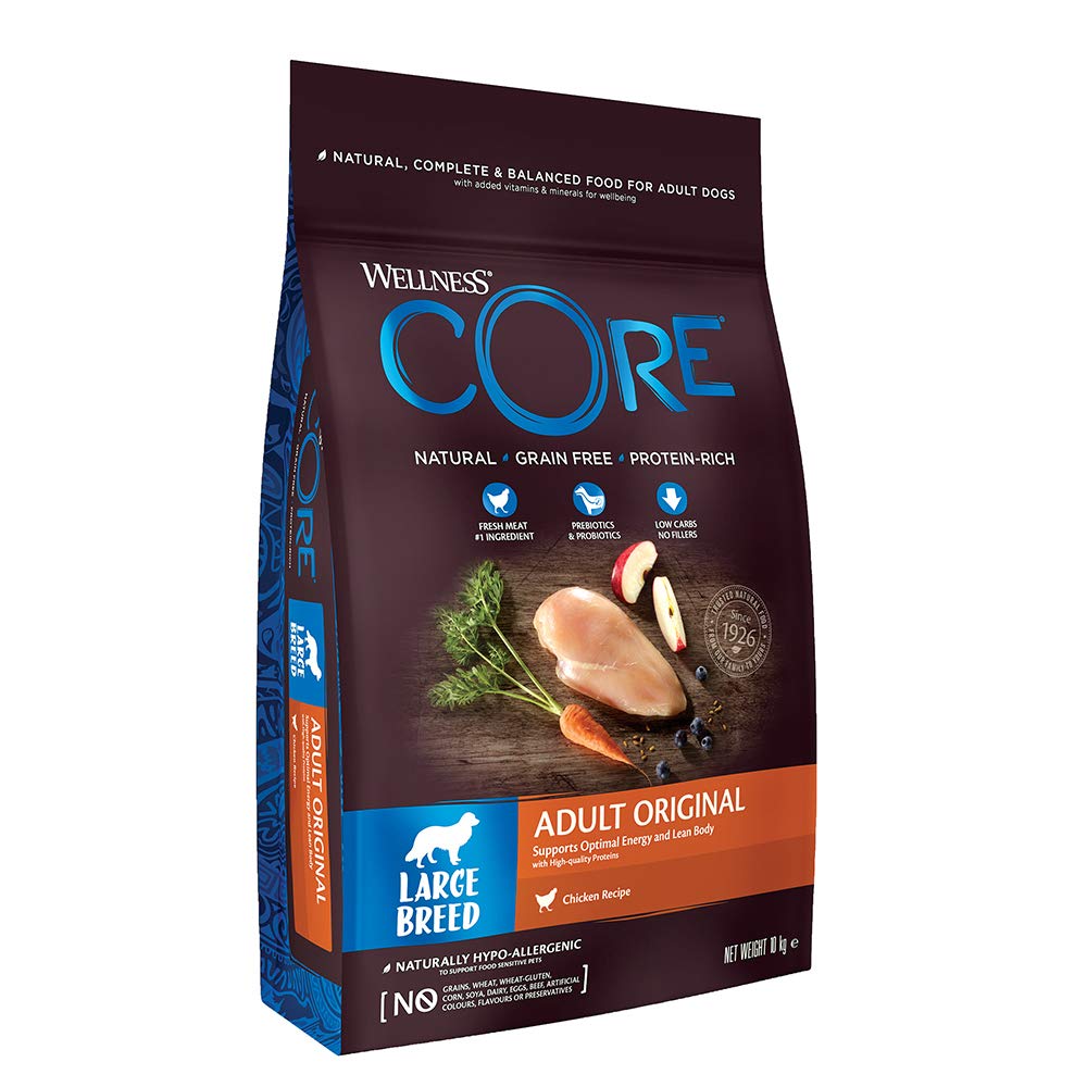 Wellness CORE Large Breed Adult Original, Hundefutter trocken für Hunde grosser Rassen, getreidefrei