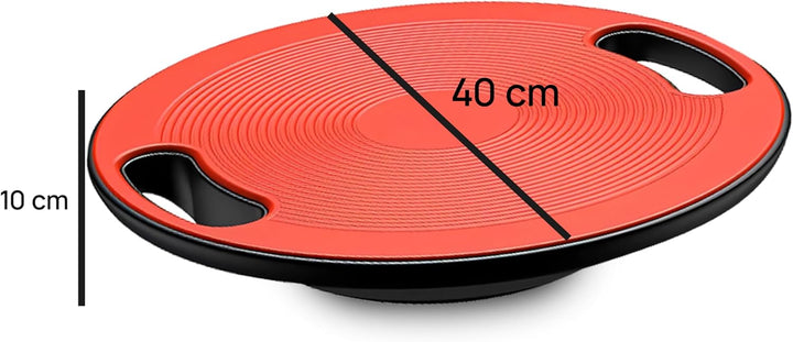 Retoo Balance Board Wackelbrett mit Griffen Gleichgewichtstrainer Ø 40 cm max. 150 KG Fitness Balanc