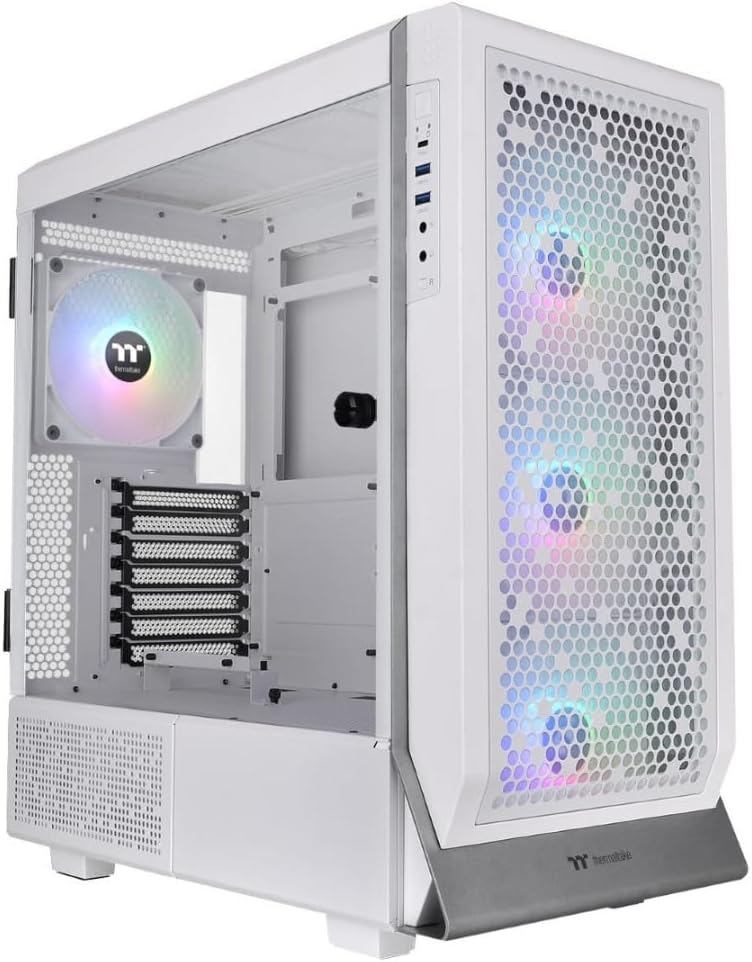 Ceres 500 TG ARGB Snow | E-ATX Mid Tower Chassis |Tempered Glass Snow Mid Tower Chassis