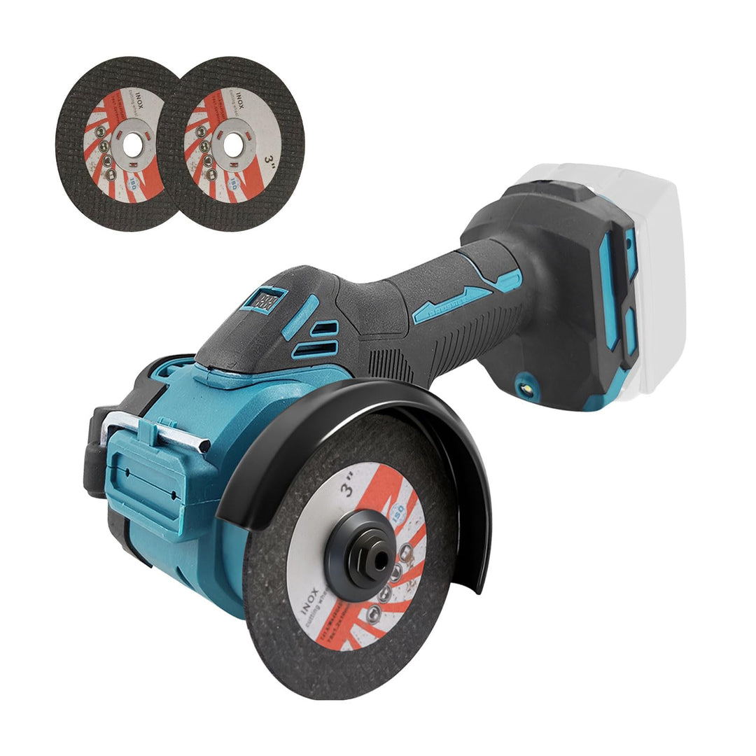 Mini-Winkelschleifer, kompatibel mit Makita18 V, bürstenlos, schnurlos, 20.000 U/min, 75 mm, kleines