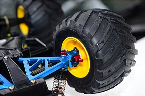 GPM for Tamiya Lunch Box Tuning Teile Aluminium Front Knuckle Arm - 1Pr Set Black