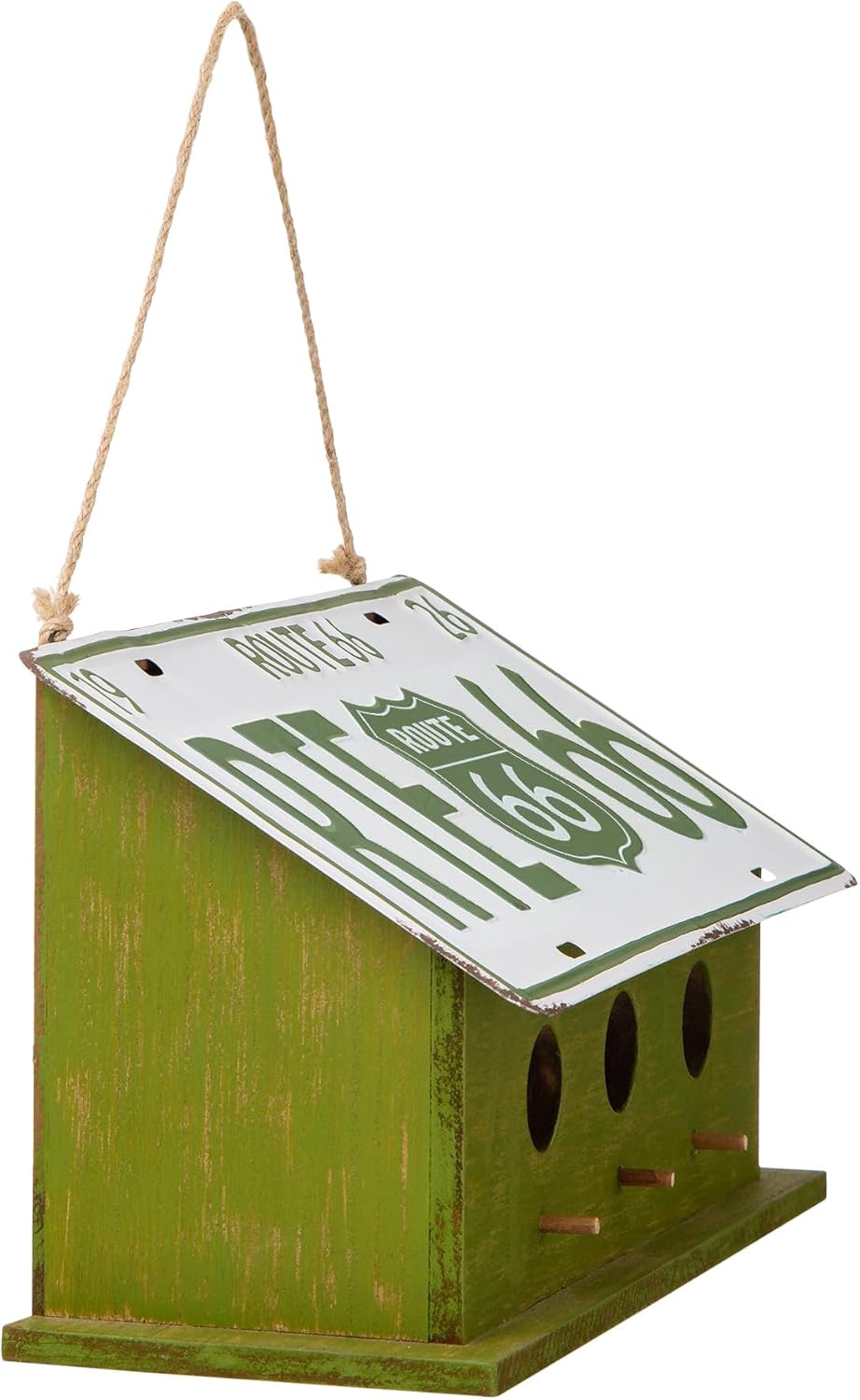 Glitzhome Vogelhaus zum Aufhängen, 35,6 cm, gross, Grün, Grün