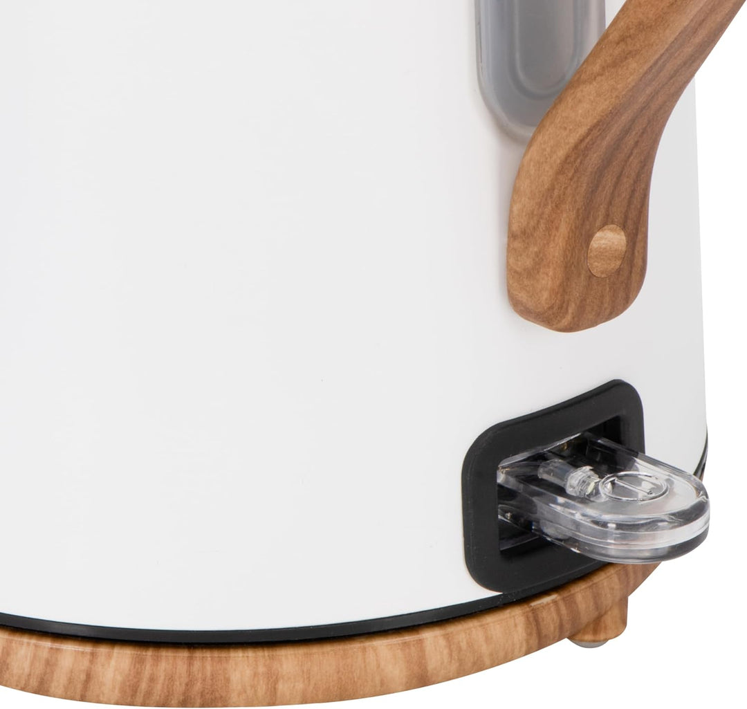 Adler Wasserkocher weiss 1,7 Liter | Sicher & Schnell | STRIX Überhitzungsschutz, Kalkfilter & 2200W
