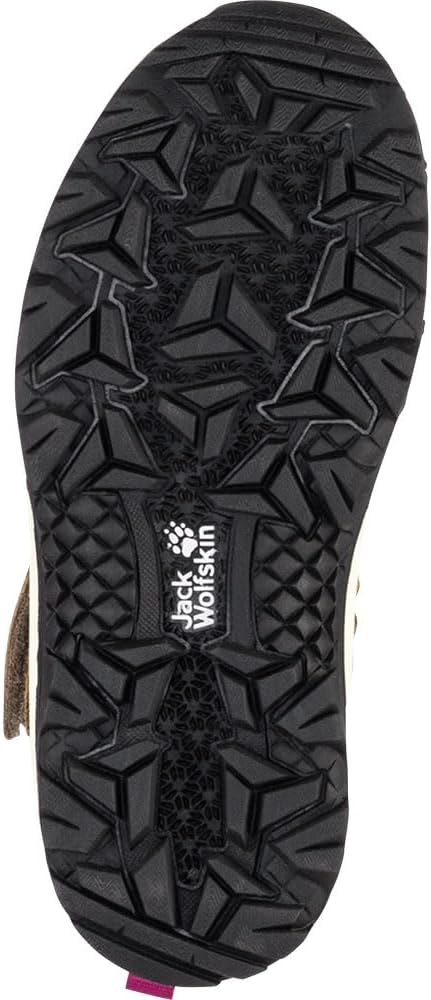 Jack Wolfskin Unisex Kinder Vojo Lt Texapore Mid KOutdoorschuhe 34 EU Brown Pink, 34 EU Brown Pink