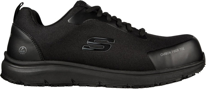 Skechers Herren 200090ec Blk Sneaker 42 EU Black Textile Synthetic, 42 EU Black Textile Synthetic