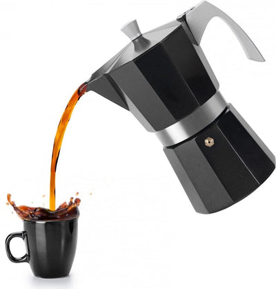 IBILI - Express-Kaffeekocher Evva Blue, 6 Tassen, 300 ml, Aluminiumdruckguss, für Induktionsherde ge