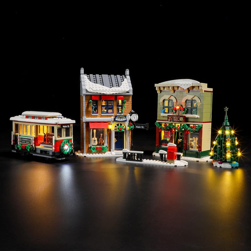 LIGHTAILING Licht-Set Für Lego- 10308 Weihnachtlich-geschmückte-Hauptstrasse - Led-Beleuchtungsset K