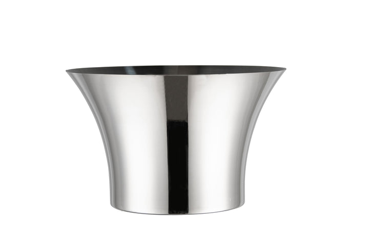 Sektkühler XXL 13 Liter Silber Edelstahl 35,5 x 22 cm | Flaschenkühler Weinkühler Champagnerkühler E