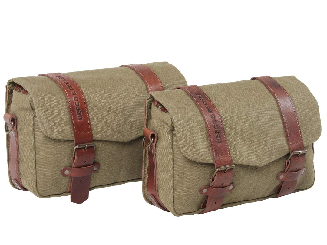 Hepco & Becker H&B Motorrad Satteltaschen für Motorrad Taschen Satteltasche Legacy Canvas für C-Bow
