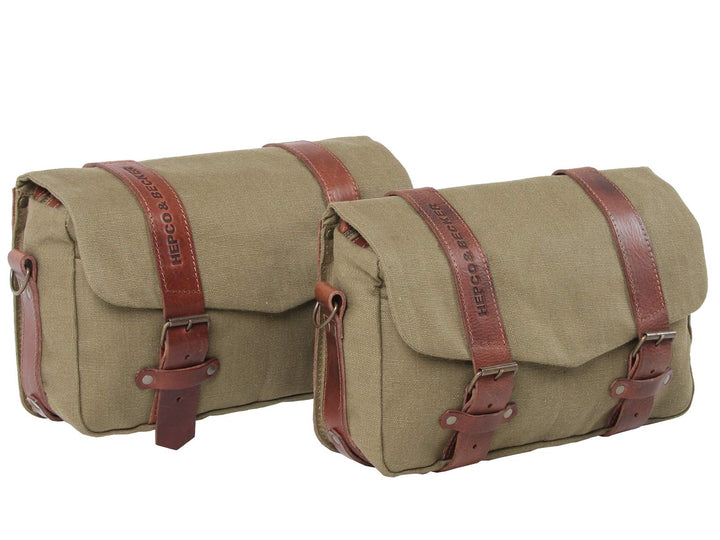 Hepco & Becker H&B Motorrad Satteltaschen für Motorrad Taschen Satteltasche Legacy Canvas für C-Bow