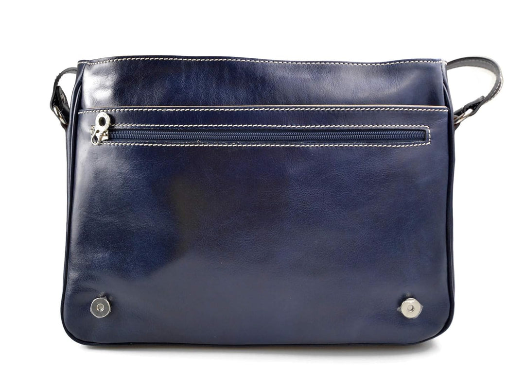 Leder messenger tasche umhängetasche kuriertasche schultertasche aktentasche messenger ledertasche l
