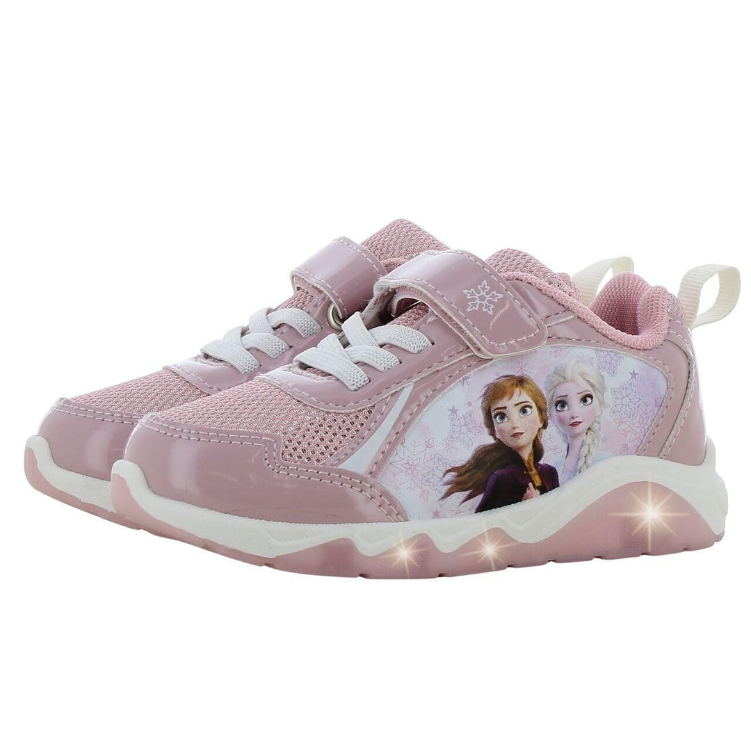 Leomil Frozen ELSA Schuhe Blinkschuhe Mädchen, Ideal for Schule und Freizeit 25 EU Lila 545, 25 EU L