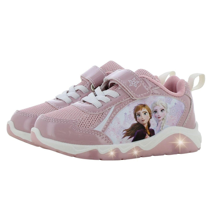 Leomil Frozen ELSA Schuhe Blinkschuhe Mädchen, Ideal for Schule und Freizeit 25 EU Lila 545, 25 EU L