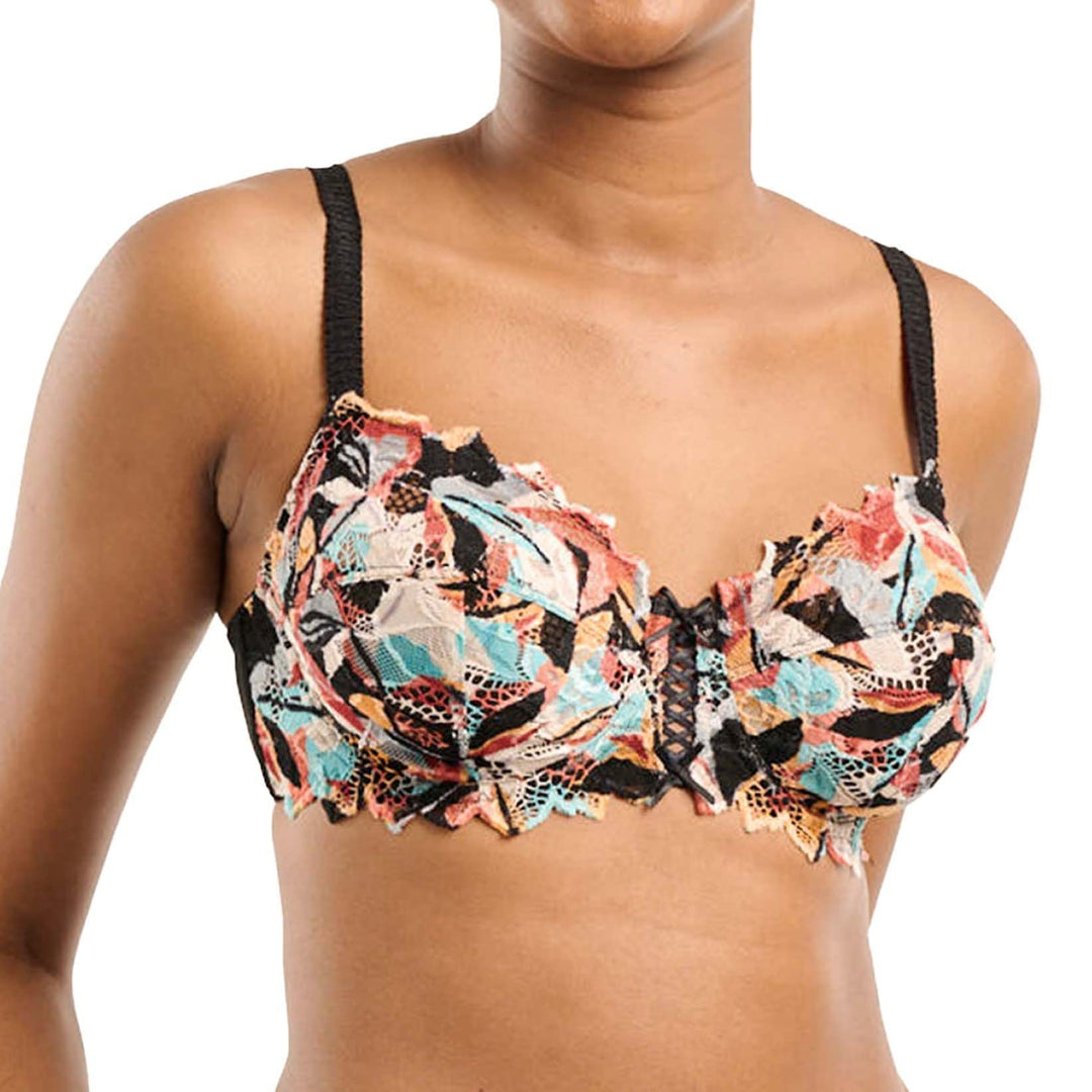 Sans Complexe Damen Bügel-BH 75C Graphic Schwarz & Mehrfarbig, 75C Graphic Schwarz & Mehrfarbig