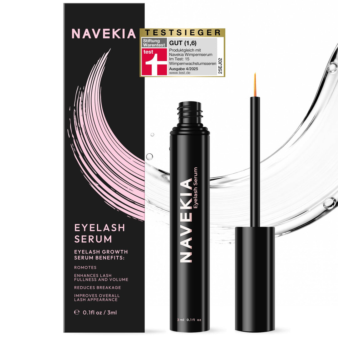 Premium Wimpernserum 2026 – M 3 ml – 2 Schlüsselpeptide + Bioenzym – Für Länge & Dichte – Einfache A